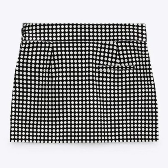 Zara Studio Polka Dot Mini Skirt Limited Edition M - Picture 5 of 7
